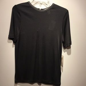 black short sleeve shirt